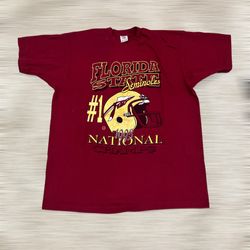 Florida State Seminoles 1993 National Champions Shirt Men XL VTG