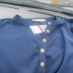 Blue Micheal kors Dress top