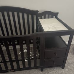 4-in1 Mini Convertible Crib and Changer