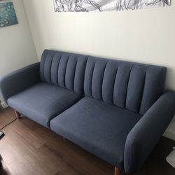 Blue Futon