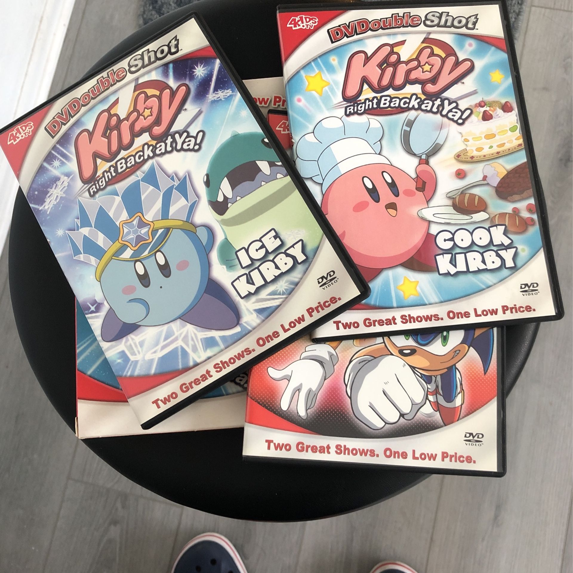 Kirby Right Back At Ya Ice Kirby And Sonic X Dvd