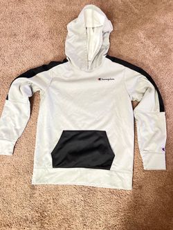 Champion Youth  Size L (14/16) Gray Pullover  Hooded Sweatshirt