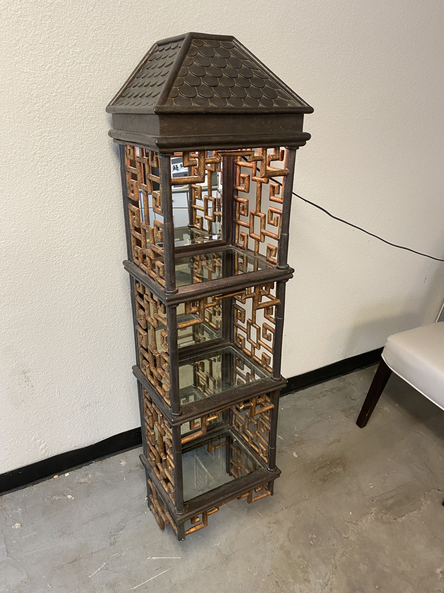 Maitland-Smith Antique Display Cabinet 