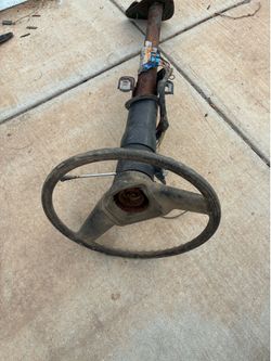 Square body manual transmission, tilt column