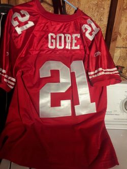 49ers jersey Reebok size L like new Gore stiches