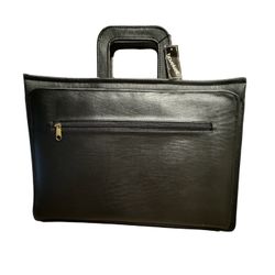 Black Slim Carry Document Zip Business Lawyer Doctor Agent Portfolio Brief