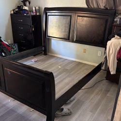 Free California King Bed Frame and Box springs 