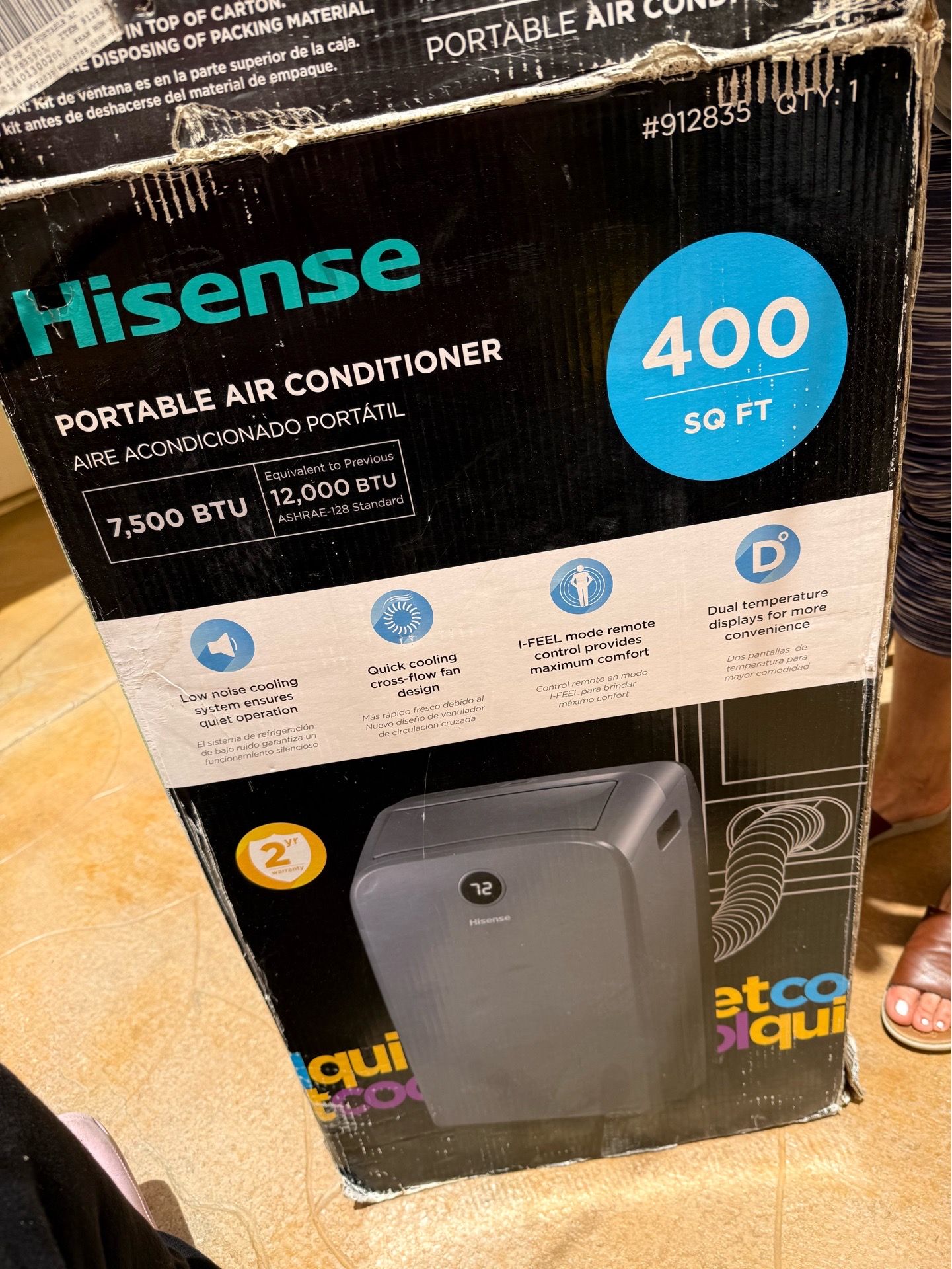 Hisense portable air conditioner