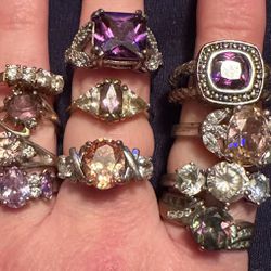 Eighteen Beautiful Rings (make offer)