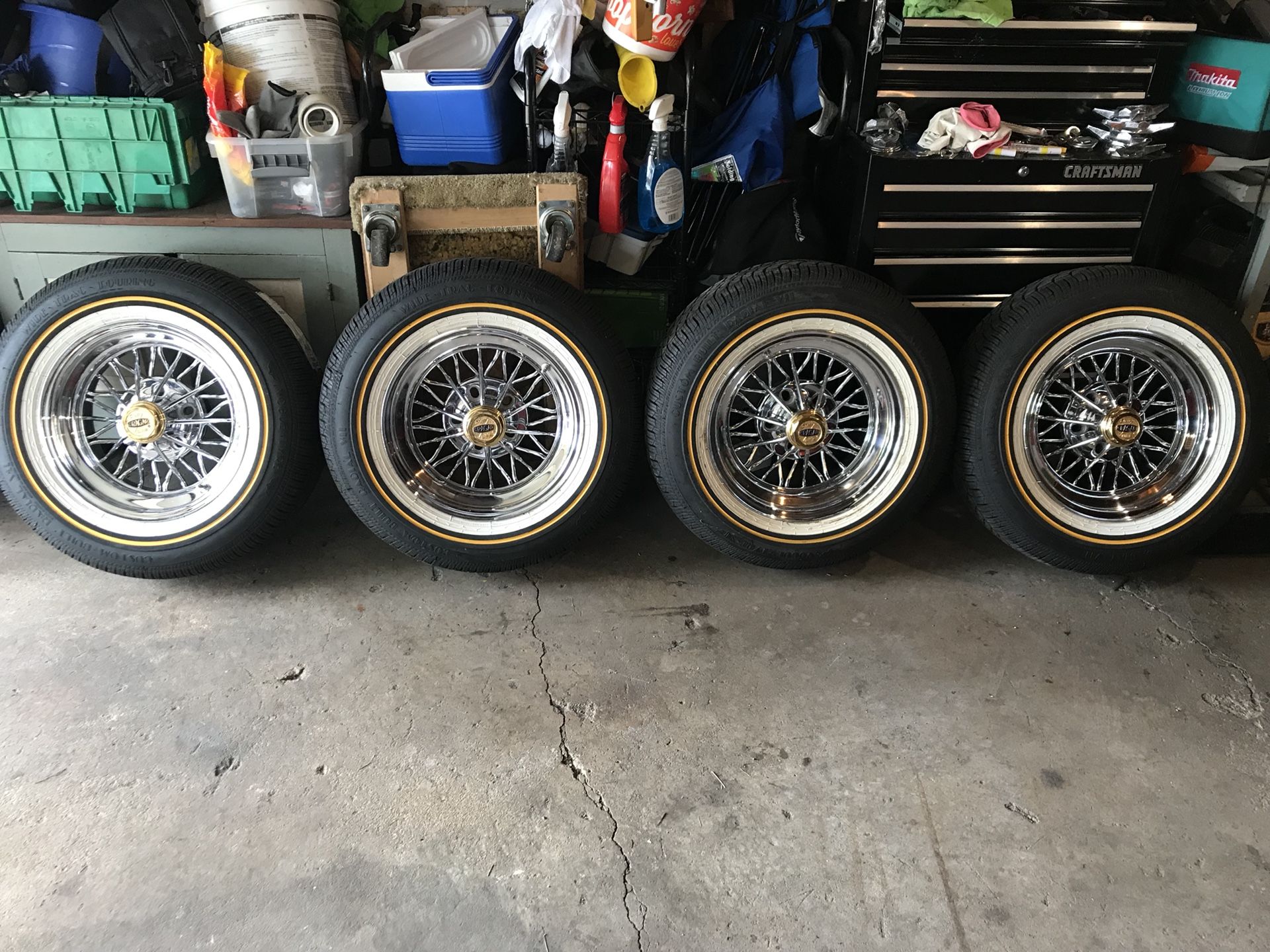 Cragar star wire wheels 30 spoke
