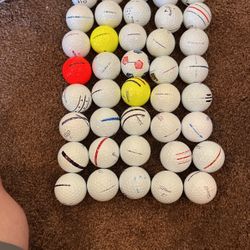 40 5A 5A- And 4A Non Water Tour Golf Balls