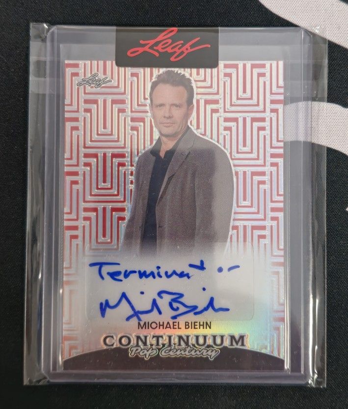 Michael Biehn 2024 Leaf Pop Century Continuum Auto Red /49 Aliens Terminator