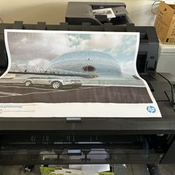 Hp Designjet T1530 36inch Wide Format Printer Color/black And White