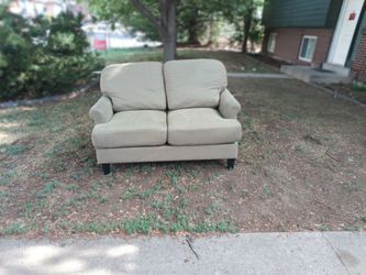 Beige Loveseat Couch - Delivery Available