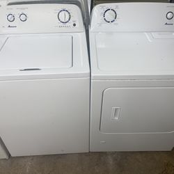 Amana Set Washer And Dryer Gas Good Condition We Delivery