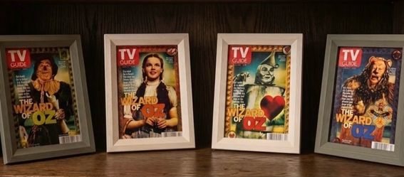 VINTAGE WIZARD OF OZ TV GUIDE COVERS