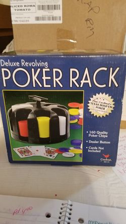 Cardinals deluxe revolving poker rack