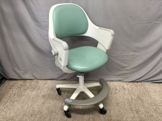 SIDIZ Ringo Ergonomic Mint Green Kids Chair w/ Footrest