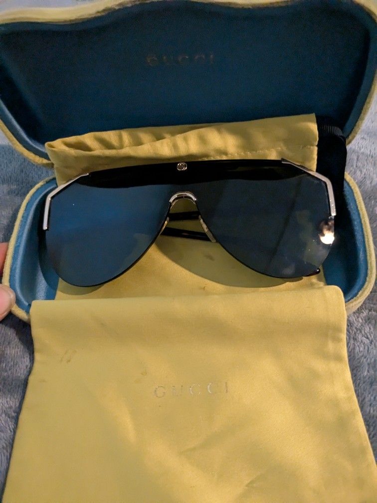 Gucci 58MM Shield Sunglasses