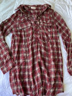 flannel top or dress