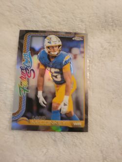 Ladd McConkey Topps Chrome Future Stars Card