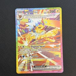Jolteon Ex SIR Prismatic Evolution Pokemon Card