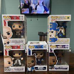 Funko POPs (WWE, Disney, Marvel, Ad Icon)