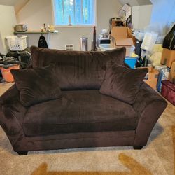 Plush Brown Couch OBO