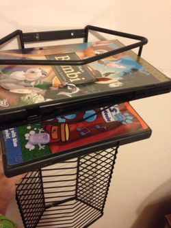 Wall mount for DVD's