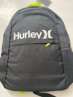 Hurley Backpack Gray with Neon Accents