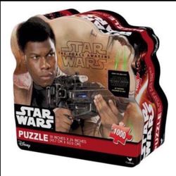 2015 Disney Star Wars The Force Awakens 1000 Piece Jigsaw Puzzle  Collectible Tin Puzzle Size 18 Inch X 24 Inch