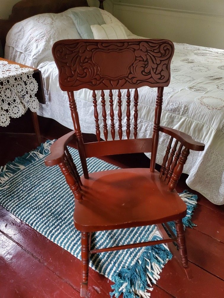 Antique Wood Rocker