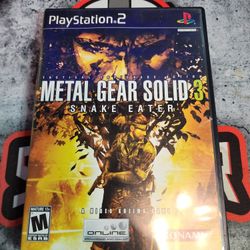Metal Gear Solid 3 Snake Eater PS2