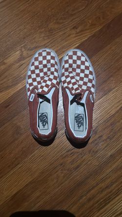 Red Checker Vans Men’s Size 7