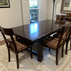 Dining Table, Chairs and Bench