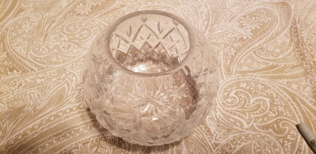 Rogaska Crystal Globe Vase