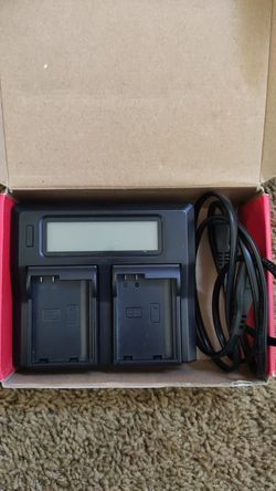 Dual battery charger for Nikon en-el15