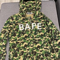 Green Bape Hoodie Small