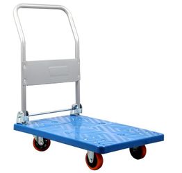 Folding Platform (Blue Color) 330 lbs Capacity Compact Foldable Cart 