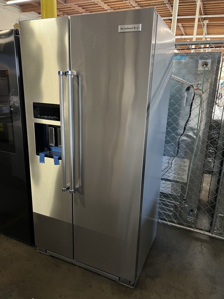 Kitchen Aid Stainless Side By Side Refrigerator