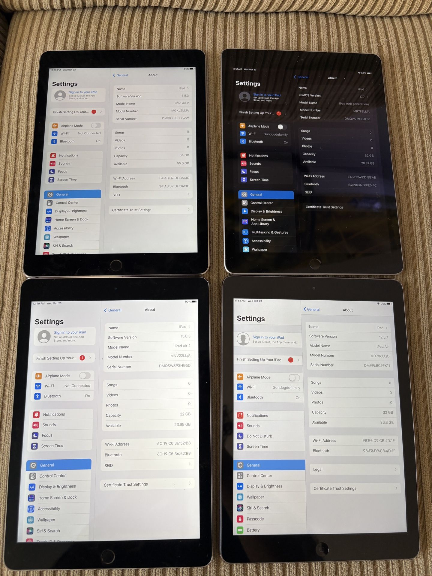İPad Air 1st Gen / iPad Air 2nd Gen / iPad 6th Gen /ipad 5