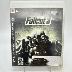 Fallout 3 (Sony PlayStation 3, 2008) PS3 Complete with Manual Fully TESTED CIB