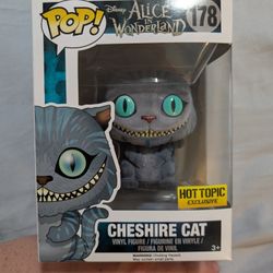 Hot Topic Flocked Cheshire Cat Funko Pop