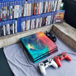 New Conditions PS4 Pro 1,000GB With 1 Game, 1 New controller wireless... all work 100% Playstation 4 pro