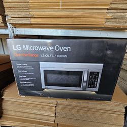 LG Microwave (NEW) & Furniture 