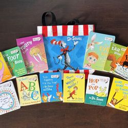 Dr. Seuss Board Book Set – 12 Books + Tote Bag 📚 Toddler Bundle