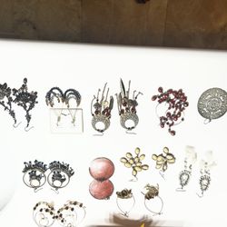 11 Pair Misc Pierced Earrings