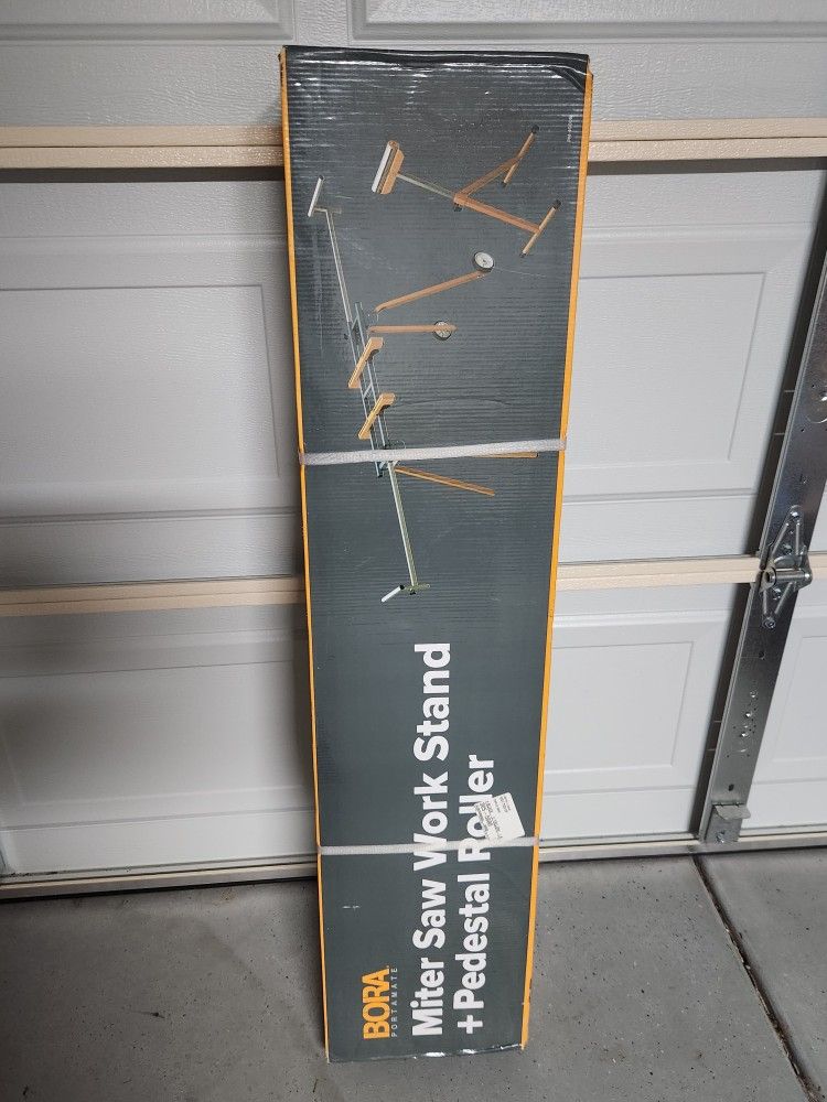 Bora Miter Saw Stand and Pedestal Roller