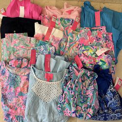 Lot Of Lilly Pulitzer Clothes, 14 Pieces, Size S, 4, XS