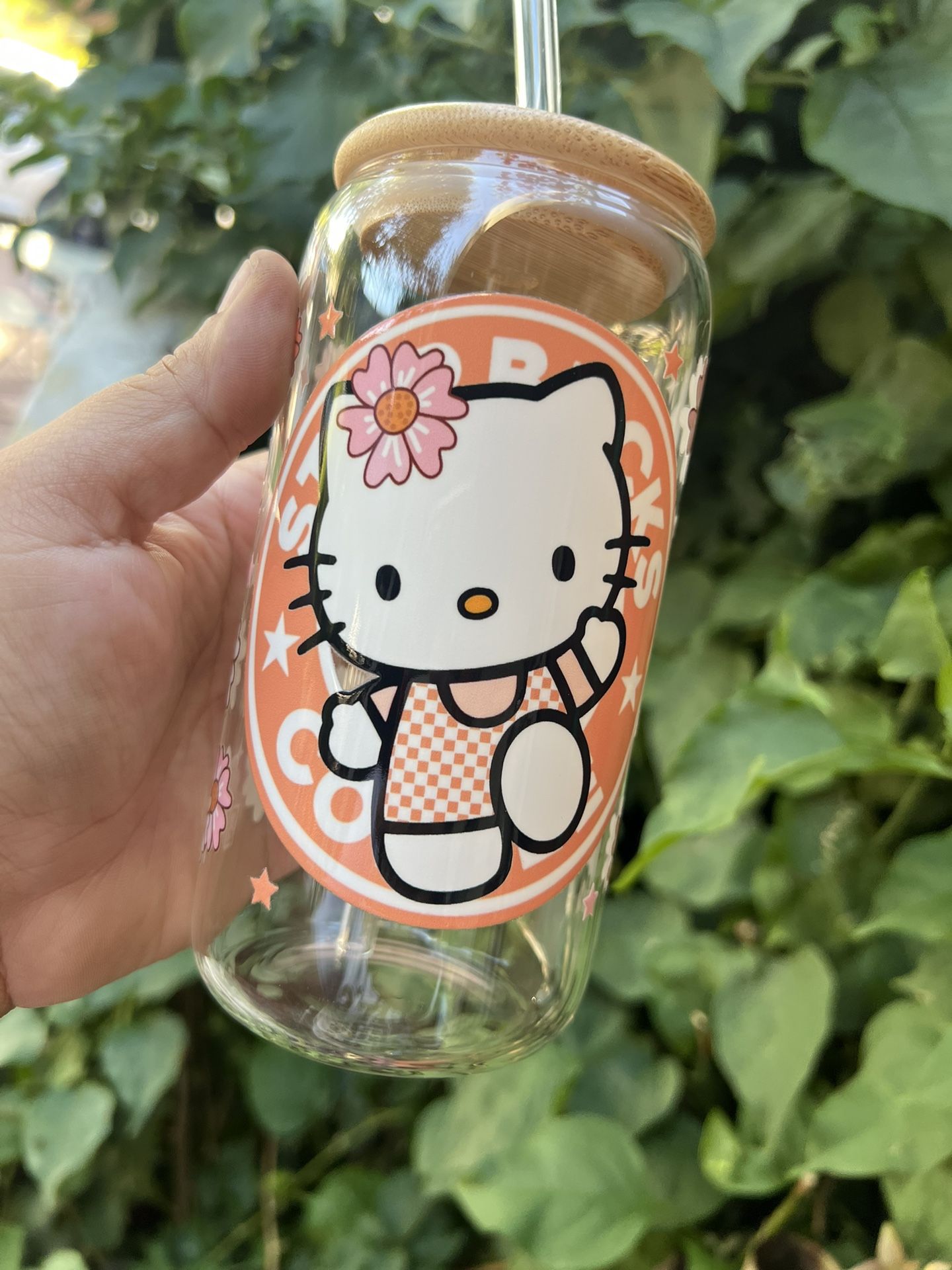 Hello Kitty Glass Cup
